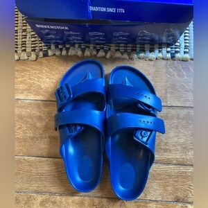 Birkenstock Navy Arizona EVA Sandals